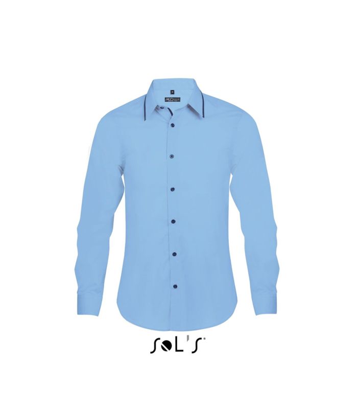 Baxter | Chemise publicitaire pour homme Ciel Vif Marine