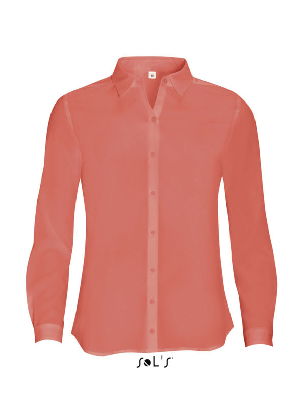 Betty | Chemise publicitaire pour femme Corail