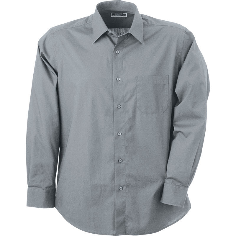 Bire | Chemise publicitaire pour homme Gris Froid