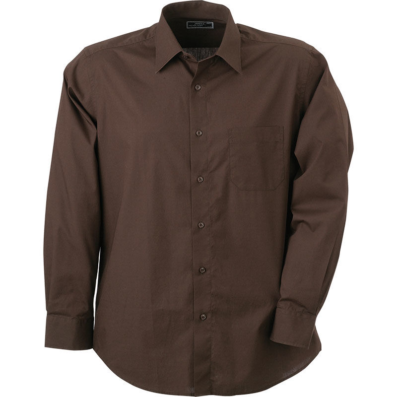 Bire | Chemise publicitaire pour homme Marron