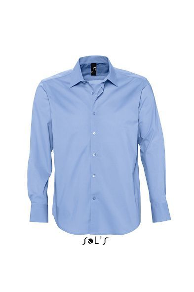 Brighton | Chemise publicitaire pour homme Ciel Vif