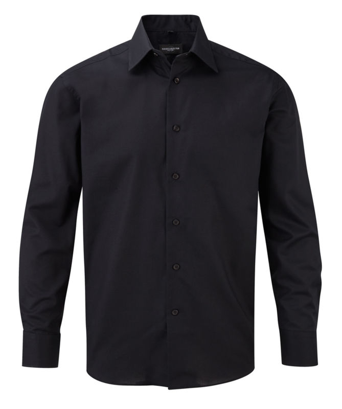 Coogo | Chemise publicitaire pour homme Noir 1