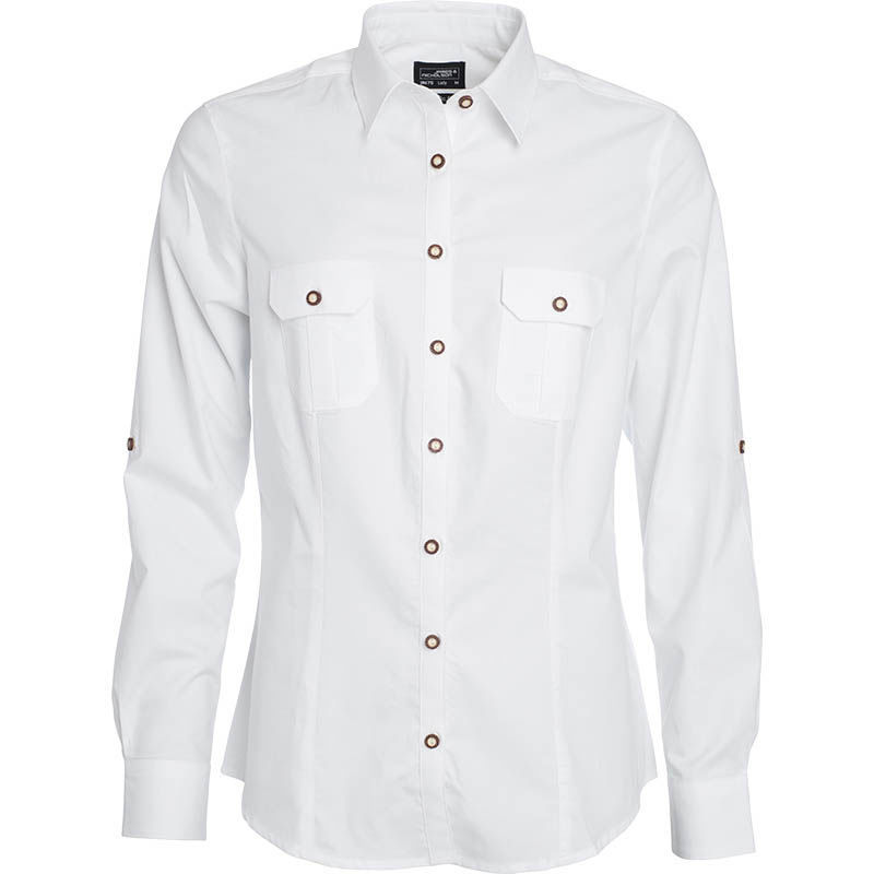 Gyda | Chemise publicitaire pour femme Blanc