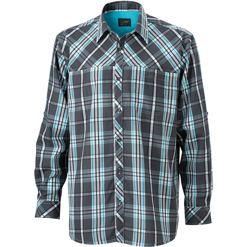 Liti | Chemise publicitaire pour femme Carbone Turquoise