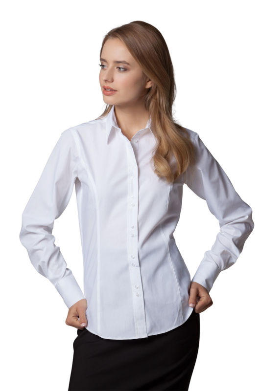 Lutto | Chemise publicitaire pour femme Blanc 1