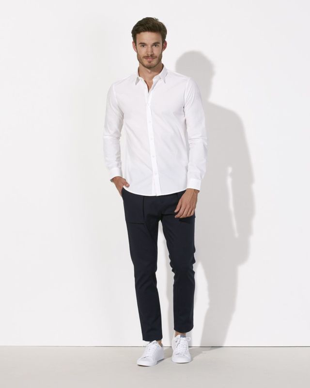 Manages | Chemise publicitaire pour homme Blanc