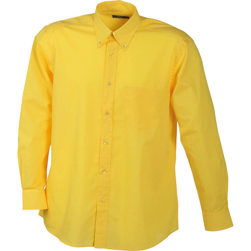 Massu | Chemise personnalisée pour homme Jaune