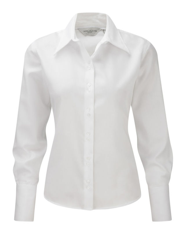 Muwa | Chemise publicitaire pour femme Blanc 1