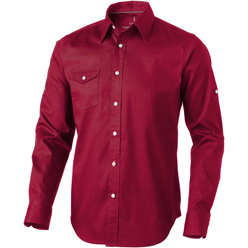 Nunavut | Chemise publicitaire pour homme Rouge