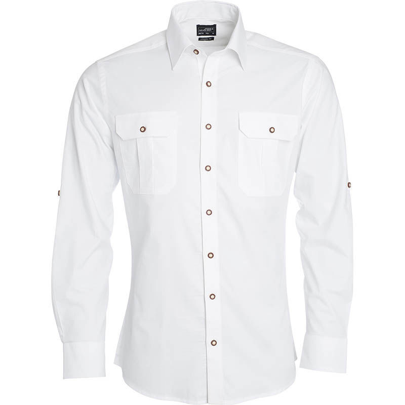 Qagoo | Chemise personnalisée pour homme Blanc