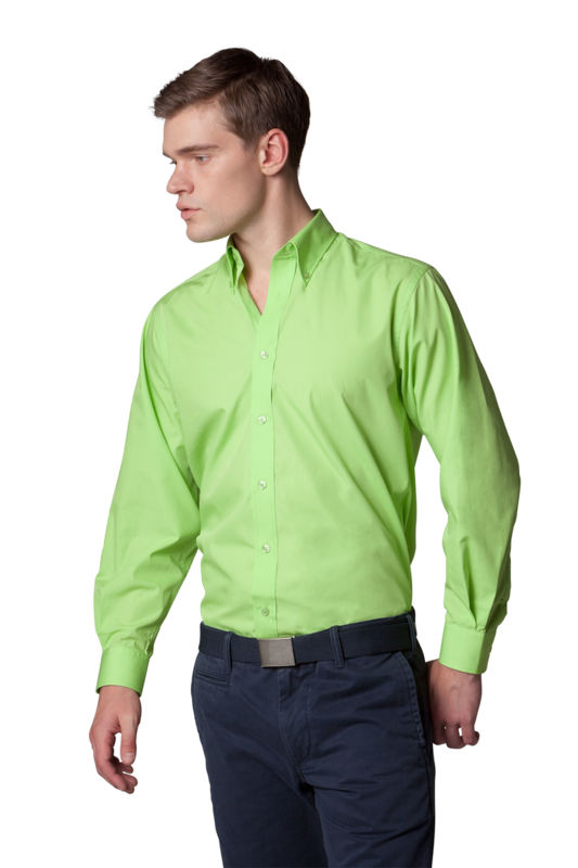 Qanny | Chemise publicitaire pour homme Vert citron 1