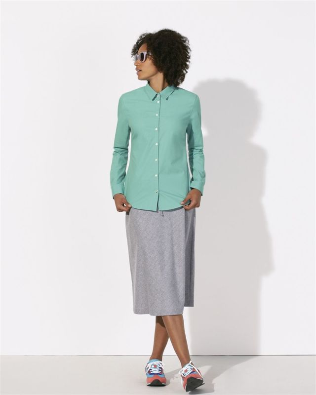 Shines | Chemise publicitaire pour femme Vert menthe