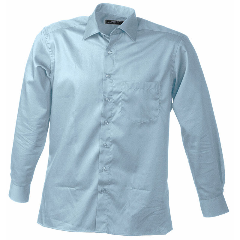 Wooqa | Chemise publicitaire pour homme Bleu clair