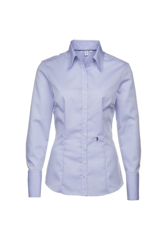 Yuggo | Chemise publicitaire pour femme Bleu Oxford 1