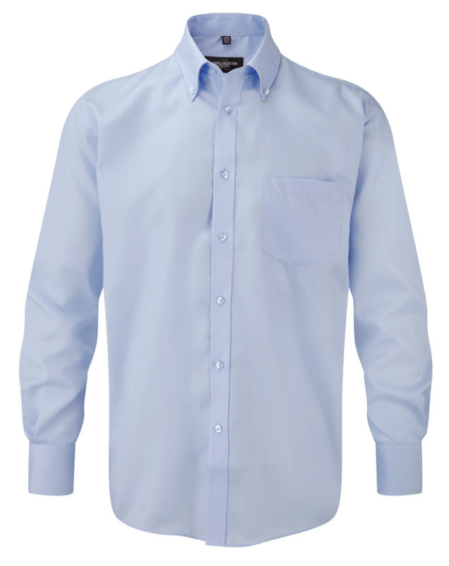 Zomi | Chemise publicitaire pour homme Bleu azur 1