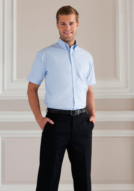 Gyle | Chemisette publicitaire pour homme Bleu Oxford 1