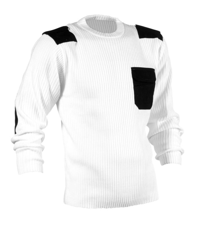 Wodan | Pull publicitaire pour homme Blanc Noir