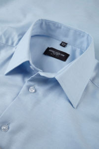 Coogo | Chemise publicitaire pour homme Bleu Oxford 4