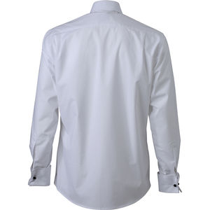 Dellu | Chemise publicitaire pour homme Blanc 2