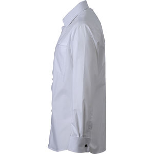 Dellu | Chemise publicitaire pour homme Blanc 3