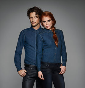 Denim | Chemise personnalisée pour homme Jean Bleu Profond 6