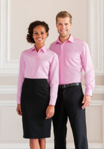 Finno | Chemise publicitaire pour homme Rose 60S 2