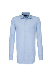 Hicu | Chemise publicitaire pour homme Bleu Oxford 1