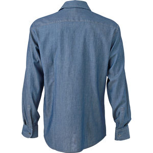 Hiyi | Chemise publicitaire pour homme Denim Clair 2