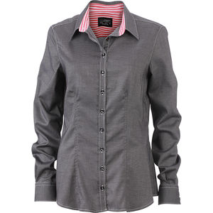 Hoossoo | Chemise publicitaire pour femme Graphite