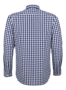 Impresses | Chemise publicitaire pour homme Blanc Bleu 12