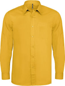 Jofrey | Chemise publicitaire pour homme Jaune