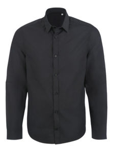 Manages | Chemise publicitaire pour homme Noir 10