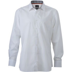 Nagoo | Chemise publicitaire pour homme Blanc