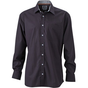 Nagoo | Chemise publicitaire pour homme Noir