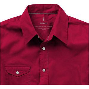 Nunavut | Chemise publicitaire pour homme Rouge 2