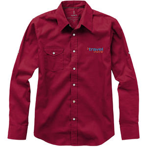 Nunavut | Chemise publicitaire pour homme Rouge 5