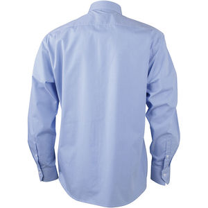 Nyku | Chemise personnalisée pour homme Blanc Bleu clair 2