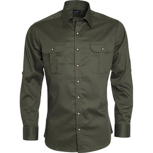 Qagoo | Chemise personnalisée pour homme Vert Olive