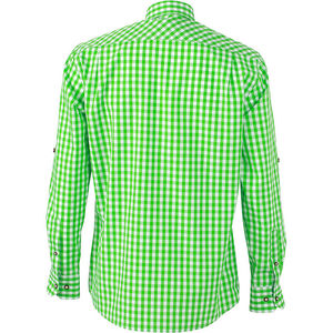 Sefy | Chemise publicitaire pour homme Vert Blanc 2