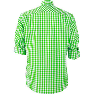 Sefy | Chemise publicitaire pour homme Vert Blanc 3