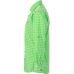 Sefy | Chemise publicitaire pour homme Vert Blanc 4