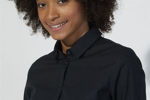 Shines | Chemise publicitaire pour femme Noir 3