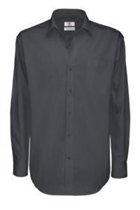 Tufi | Chemise publicitaire pour homme Gris foncé 6