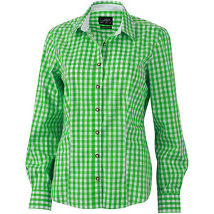 Voofu | Chemise publicitaire pour femme Vert Blanc