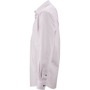 Xopoo | Chemise publicitaire pour homme Blanc Rouge 3