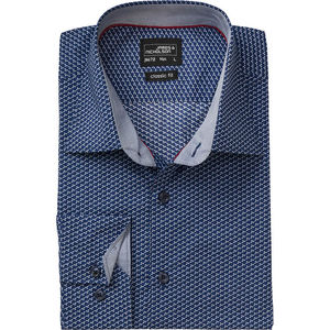 Xopoo | Chemise publicitaire pour homme Bleu Blanc 4