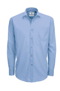 Yodo | Chemise publicitaire pour homme Bleu azur 1