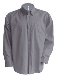 Yuggoo | Chemise publicitaire pour homme Gris Oxford