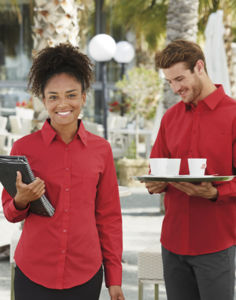 Zogido | Chemise publicitaire pour femme Rouge 2