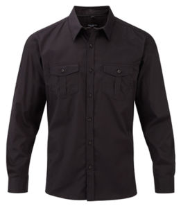 Quqoo | Chemisette publicitaire pour homme Noir 1